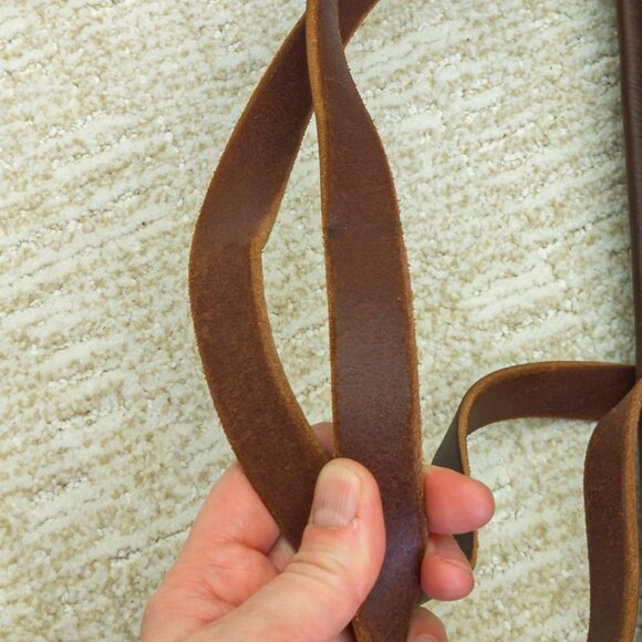 GFG Large Avery Tote Deluxe — Mocha Full-Grain Leather, Zipper Top, Rare Version - Picture 13 of 14